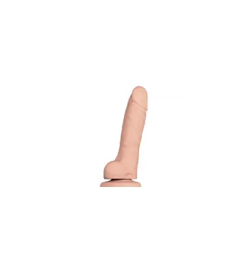 Mehki silikonski realistični penis vanilje l