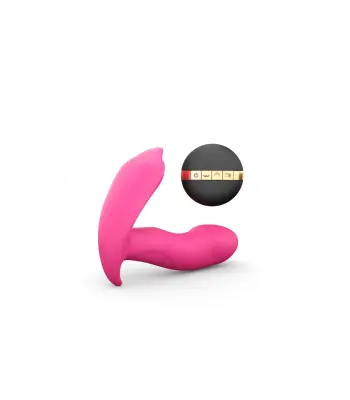 Vibrator z polnilnim kontrolnim tajnim klitorisom