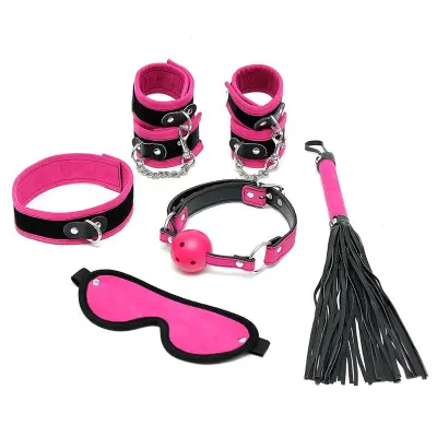 Rimba vezava igra set bondage 6 delov barve