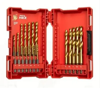 Milwaukee vrtalna kovina HSS-G TIN KPL.19 PCS.