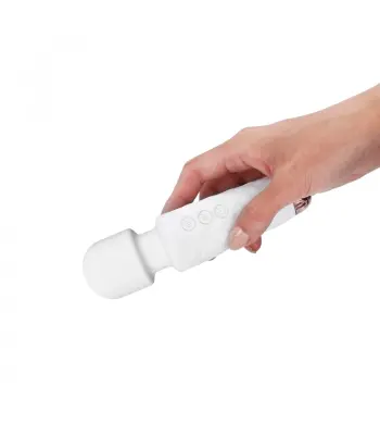 Beli potujoči mini masažer