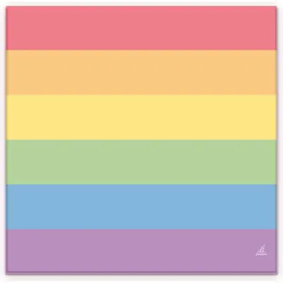 Nastavite 20 prtičkov z barvami LGBT zastave