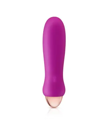 Mini vibrator silikonski polnilni roza je zanič