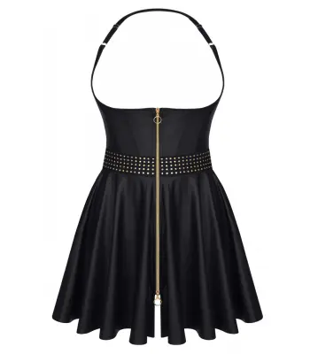 Ava UnderBreast Dress Black l