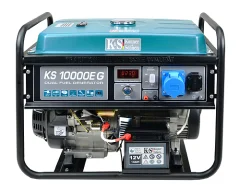 Hibridni generator Könner & Söhnen (bencin/LPG) 7,5kW 230V KS 1000E g, električni zagon