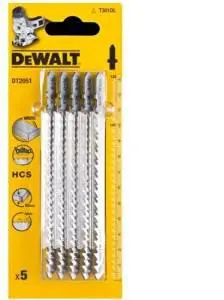 Dewalt Brzeg. 132x4mm T301DL les /5pcs