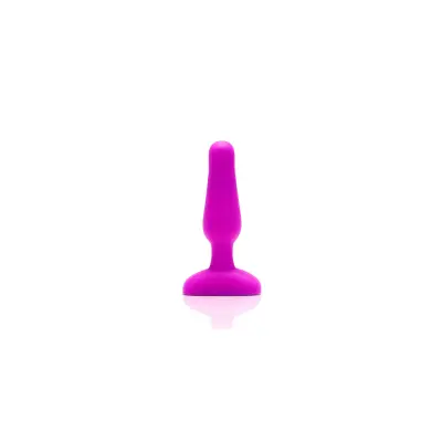 Vibracijski analni čep B-Vibe - Novice, živo roza