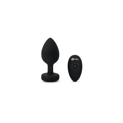 Vibracijski analni čep B-Vibe XXL, črn