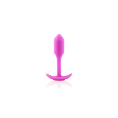 Analni čep B-Vibe - Snug Plug 1, živo roza