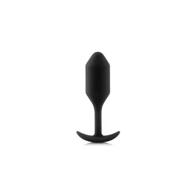 Analni čep B-Vibe - Snug Plug 2, črn