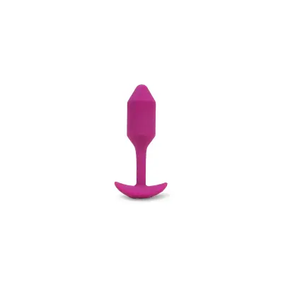 Vibracijski analni čep B-Vibe - Snug Plug 2 M, roza