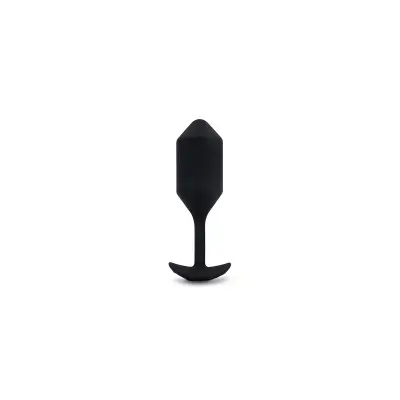 Vibracijski analni čep B-Vibe - Snug Plug 4 XL, črn