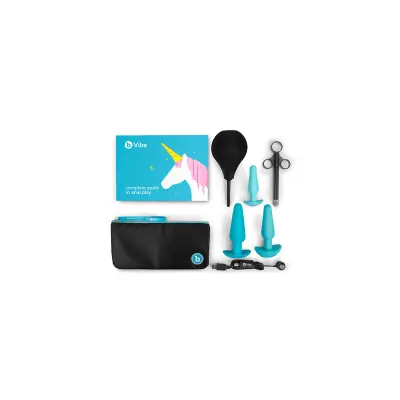 Set za analni trening B-Vibe, moder
