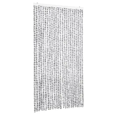 vidaXL Zavesa proti mrčesu sv. siva in temno siva 100x230 cm šenilja