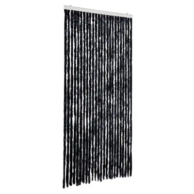 vidaXL Zavesa proti mrčesu antracitna 100x230 cm šenilja