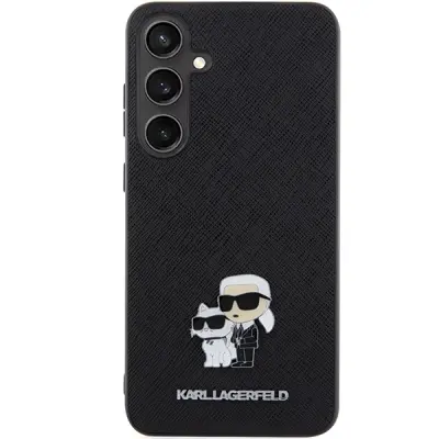 Ovitek KARL LAGERFELD KLHCS24SPSAKCMPK, Samsung Galaxy S24, črn