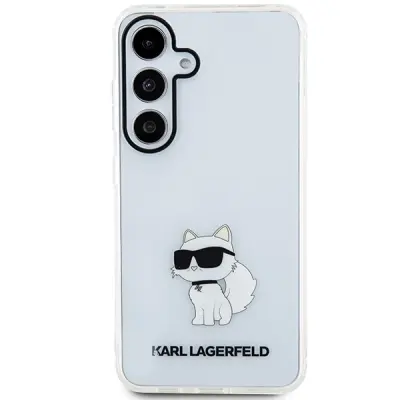 Ovitek KARL LAGERFELD KLHCS24MHNCHTCT, Samsung Galaxy S24+, prozoren