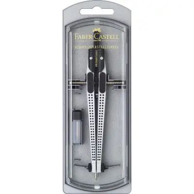 Šestilo faber-castell grip siv