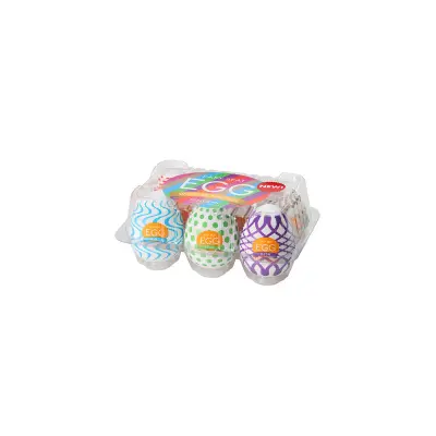 Komplet masturbatorjev Tenga Egg Wonder 6 Styles