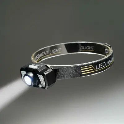 Tiross Frontalna svetilka baterija 1200mAh 100/120lm