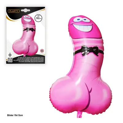 Roza penis poliamid balon 90 cm