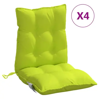 vidaXL Blazina za stol 4 kosi živo zelena oxford tkanina