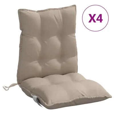 vidaXL Blazina za stol 4 kosi taupe oxford tkanina