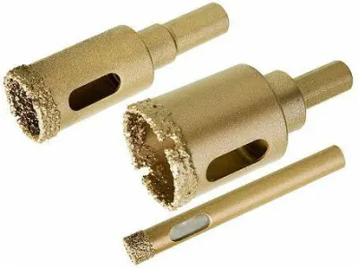 Drel Crown s spajkanim diamantnim nasipom 25 mm