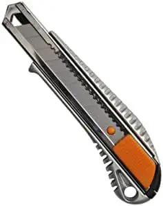 Kovinski nož Fiskars z diapozitiva. 18 mm rezilo