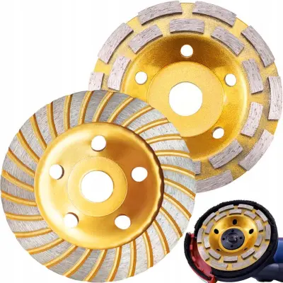 Set segmentirana diamantna + TURBO plošča za brušenje betona 125mm