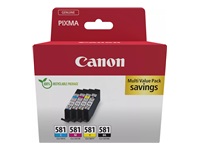 Canon CLI-581 Ink Cartridge C/M/Y/BK, 2103C007