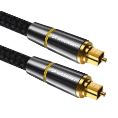 Optični kabel audio kabel digitalno optično vlakno Toslink SPDIF 3m črn