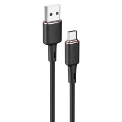 Kabel USB - USB-C 3A 1,2m črn