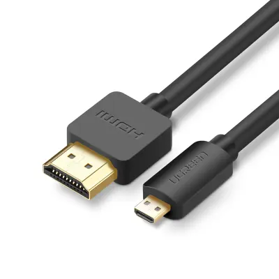 Audio Video kabel microHDMI - HDMI 2.0 2m črn