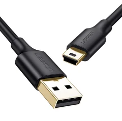 USB - miniUSB adapterski kabel 480 Mbps 2m črn