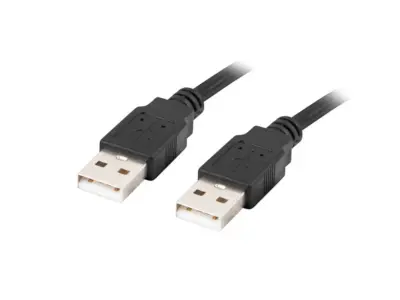 Kabel USB 2.0 Lanberg macho/macho 1m črnec