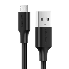 USB - mikro USB kabel 2A 1m črn
