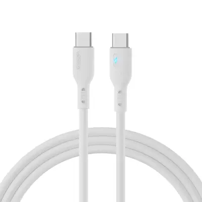 USB-C kabel z LED 100W, 2m, bel