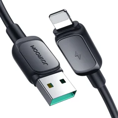 Kabel za iPhone Lightning - USB 2.4A 1.2m črn