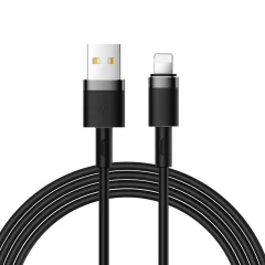 iPhone USB - Lightning kabel 2.4A 1.2m črn