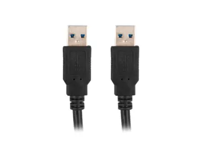Kabel USB 3.0 Lanberg macho/macho 1,8m črnec