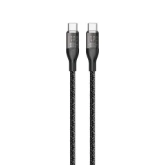 USB-C kabel za hitro polnjenje 120W 1m, siv