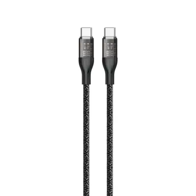 USB-C kabel za hitro polnjenje 120W 1m, siv