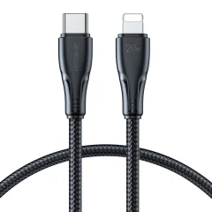 iPhone Surpass Series USB-C - Lightning kabel 20W 1,2m črn