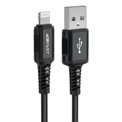 MFI kabel za iPhone USB - Lightning 2.4A 1.8m črn