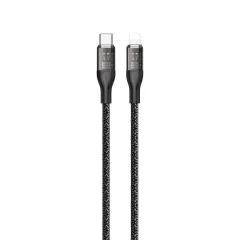iPhone USB-C - Lightning hitri polnilni kabel 30W 1m, siv