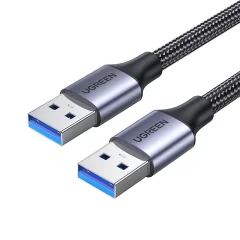 Trpežen pleten kabel USB 3.0 5Gb/s, 2m, siv