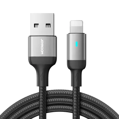 Kabel za iPhone A10 Series USB - Lightning 2.4A 1.2m črn