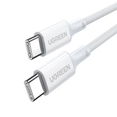 Pleten USB-C kabel PD 100W 5A 480Mb/s 1m bel