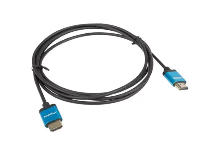 Kabel Hdmi Lanberg macho/macho v2.0 4k vitke 1m črnec